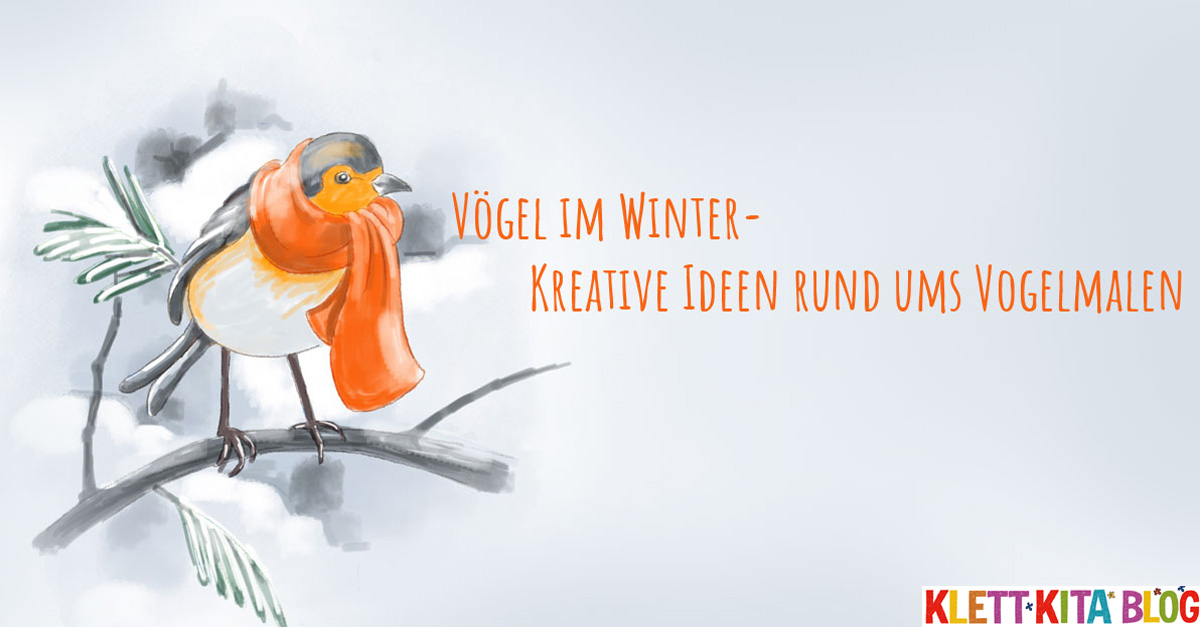 kita vögel im winter